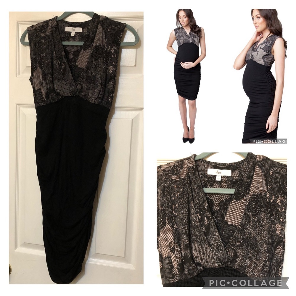 New! Lourdes Chantilly Maternity Nursing Dress by Ripe Small S XS 0 2